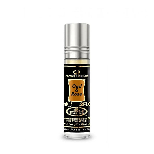 Oud & Rose Perfume Oil 6ml Al Rehab x6