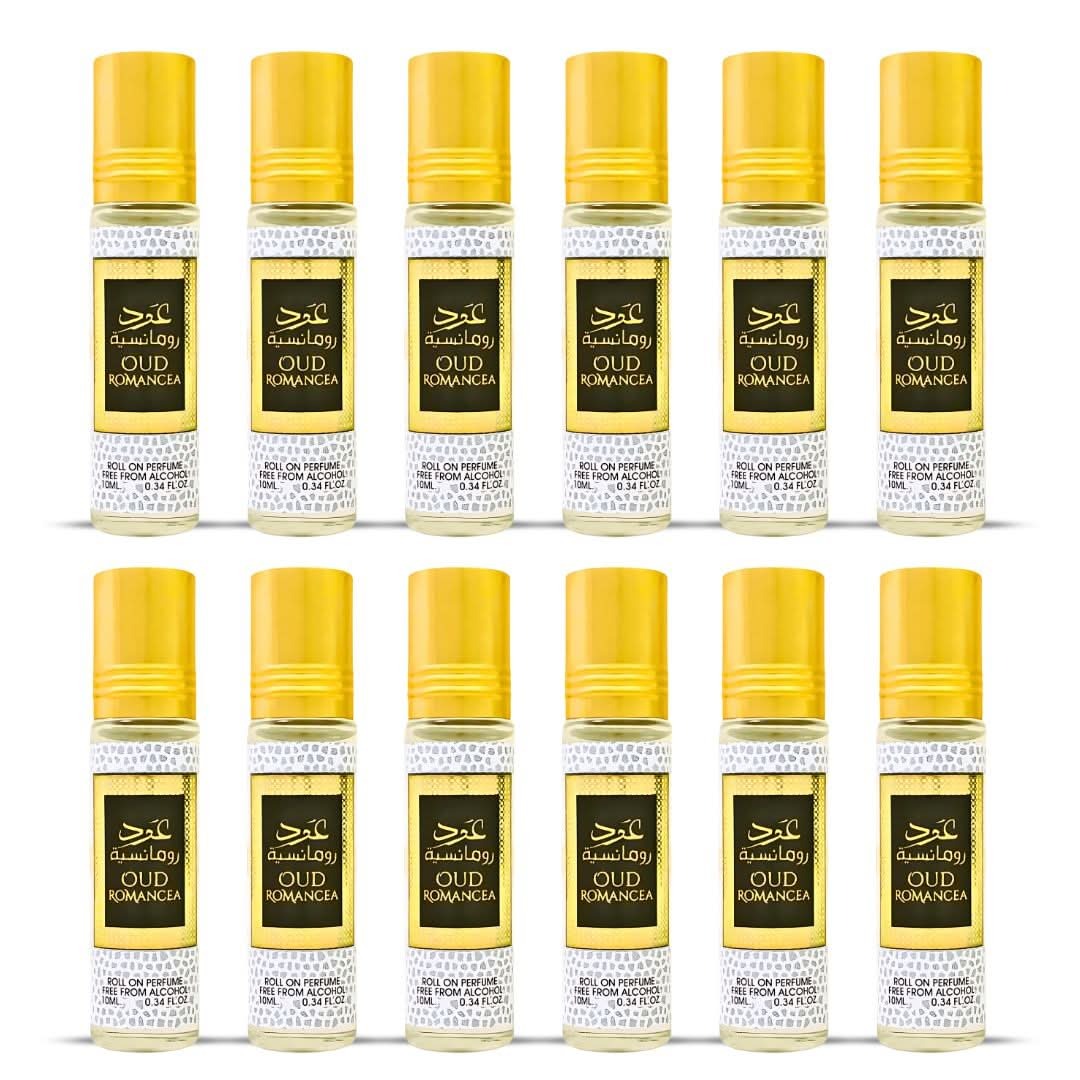 Oud Romancea Perfume Oil 10ml Ard Al Zaafaran x12