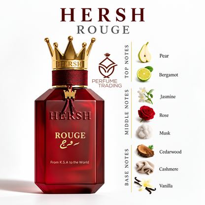 Hersh Rouge Eau de Parfum 100ml Alezz