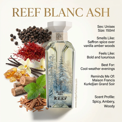 Blanc Ash EDP 150ml Reef Perfumes