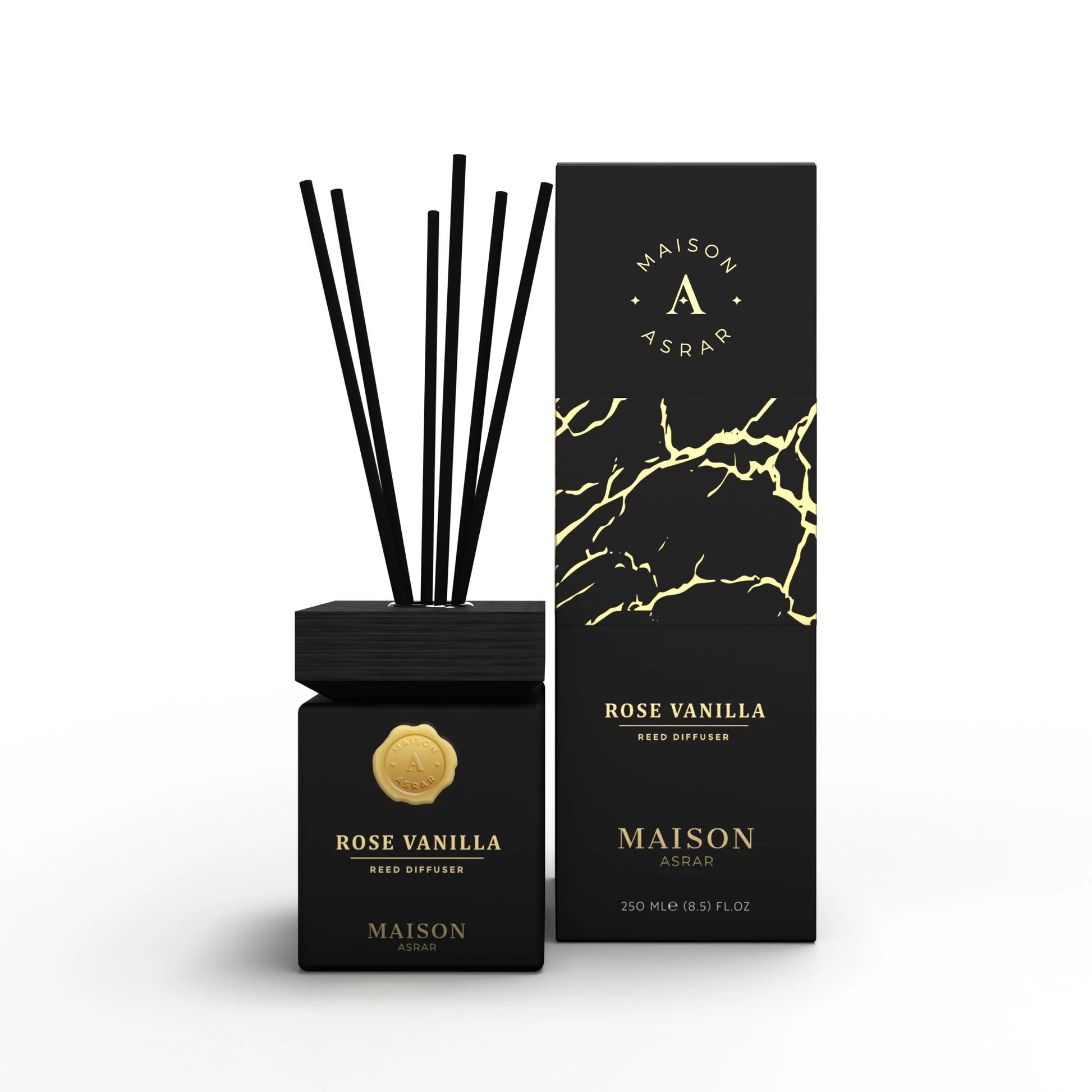 Rose Vanilla Reed Diffuser 250ml Maison Asrar