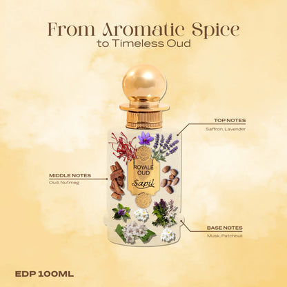 Royale Oud Eau de Parfum 100ml Sapil