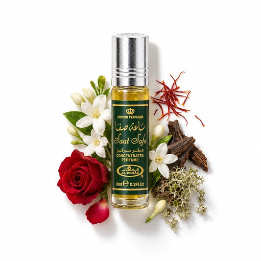 Saat Safa Perfume Oil 6ml Al Rehab x6