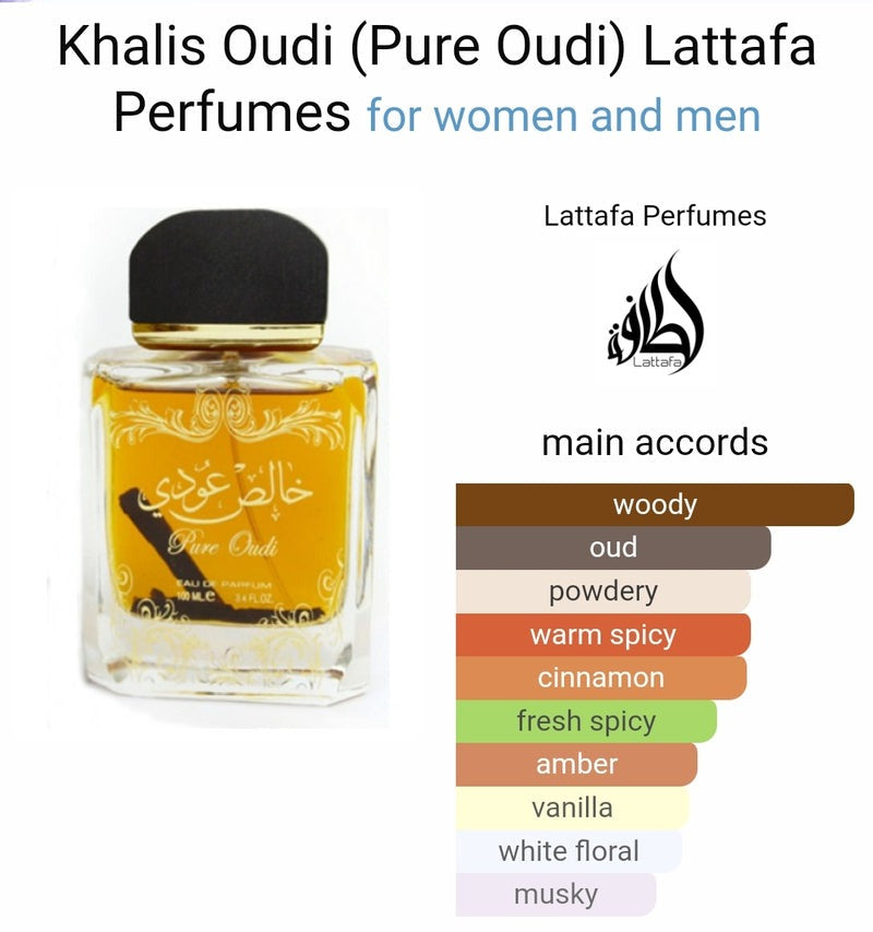 Pure Oudi Eau de Parfum 100ml (with 50ml Deodorant) Lattafa
