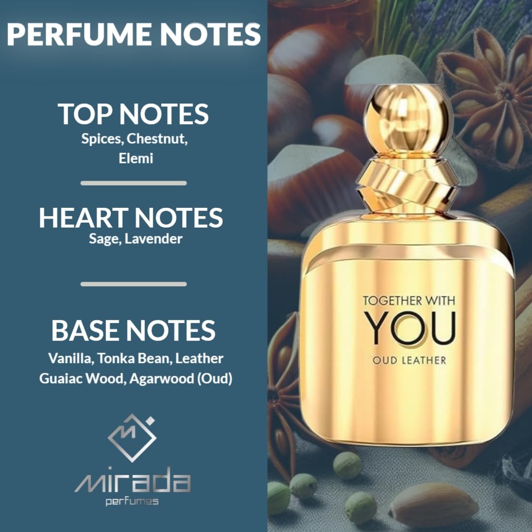 Together With You Oud Leather Eau de Parfum 100ml Mirada