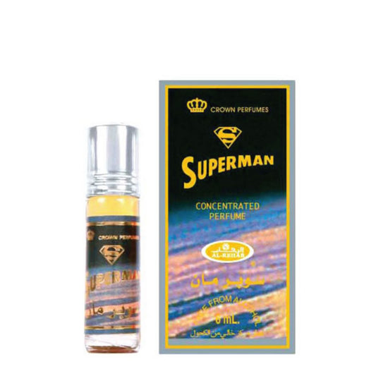Superman Perfume Oil 6ml Al Rehab x6
