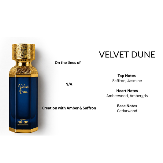 Velvet Dune Eau de Parfum 100ml Maison Milan