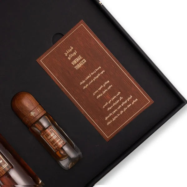 Vintage Tobacco Extrait de Parfum Set Ibraheem Al Qurashi