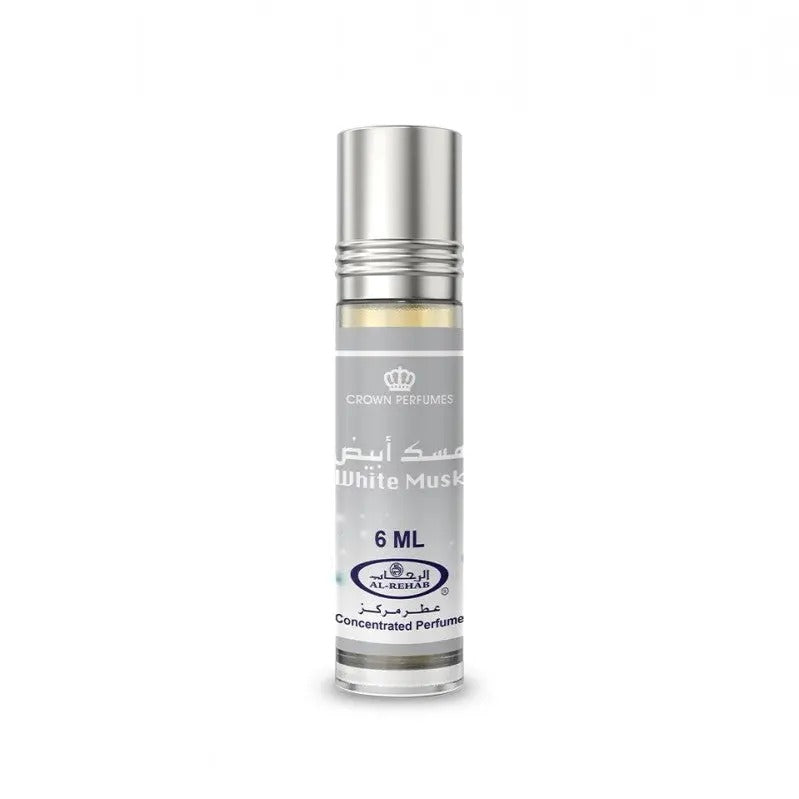White Musk Perfume Oil 6ml Al Rehab x6