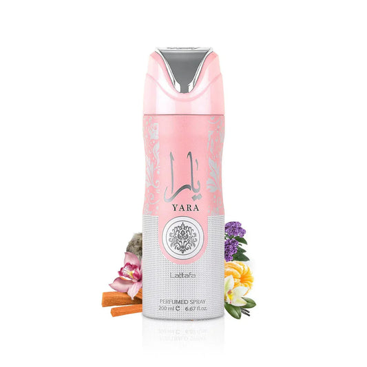 Yara Deodorant Body Spray 200ml Lattafa x12