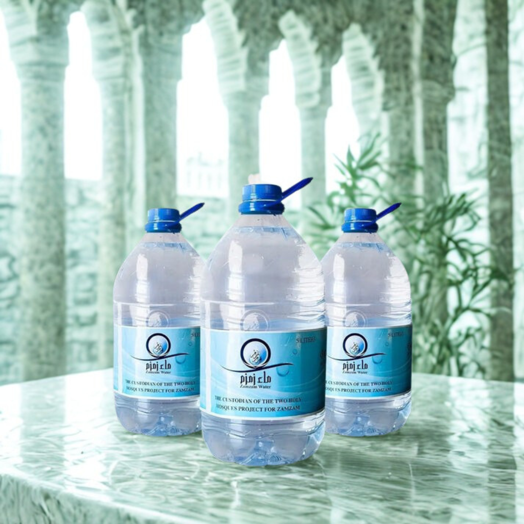AUTHENTIC ZAMZAM WATER 5 LITRES MAKKAH SAUDI ARABIA SEALED-UKAP Certified