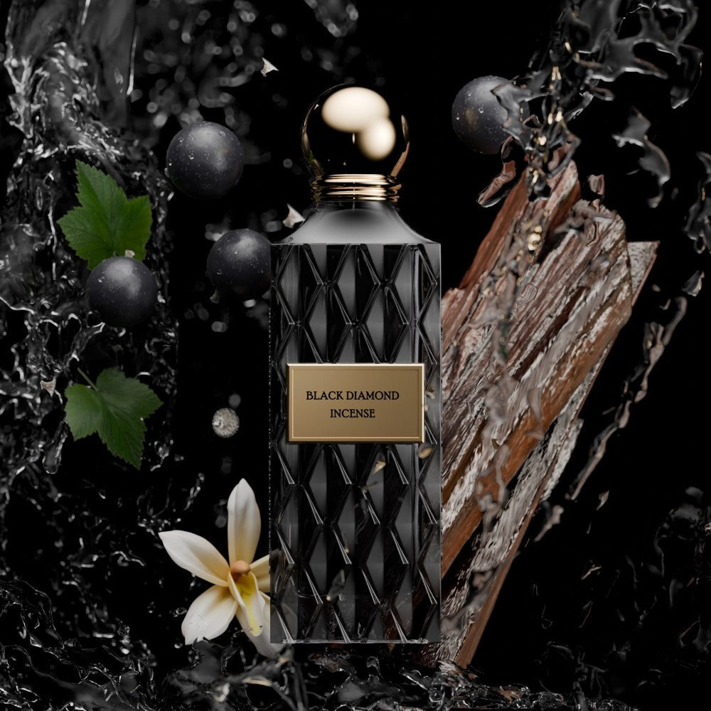 Black Diamond Incense Eau de Parfum 150ml Ibrahim Al Qurashi