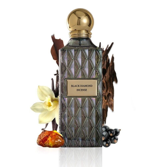 Black Diamond Incense Eau de Parfum 150ml Ibrahim Al Qurashi