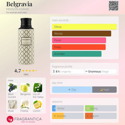 Belgravia Eau de Parfum 100ml Maison Asrar
