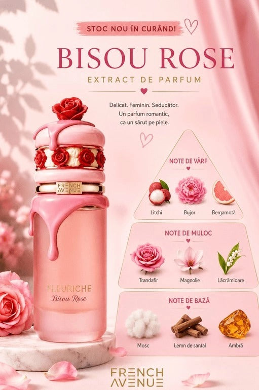 Fleuriche Bisou Rose Eau de Parfum 100ml French Avenue