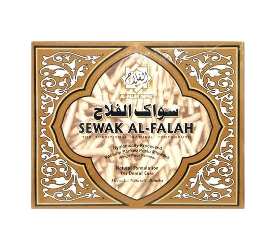 Miswak Sticks 60pcs Box Sewak Al Falah (Vacuum Sealed)