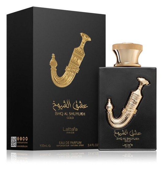 Ishq Al Shuyukh Gold Eau de Parfum 100ml Lattafa Pride