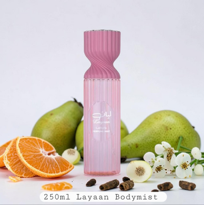Layaan Perfume Body Mist 250ml Arabian Fragrance Lattafa