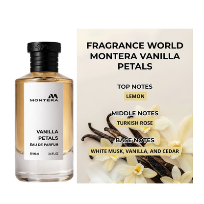 Montera Vanilla Petals Eau de Parfum 100ml Fragrance World