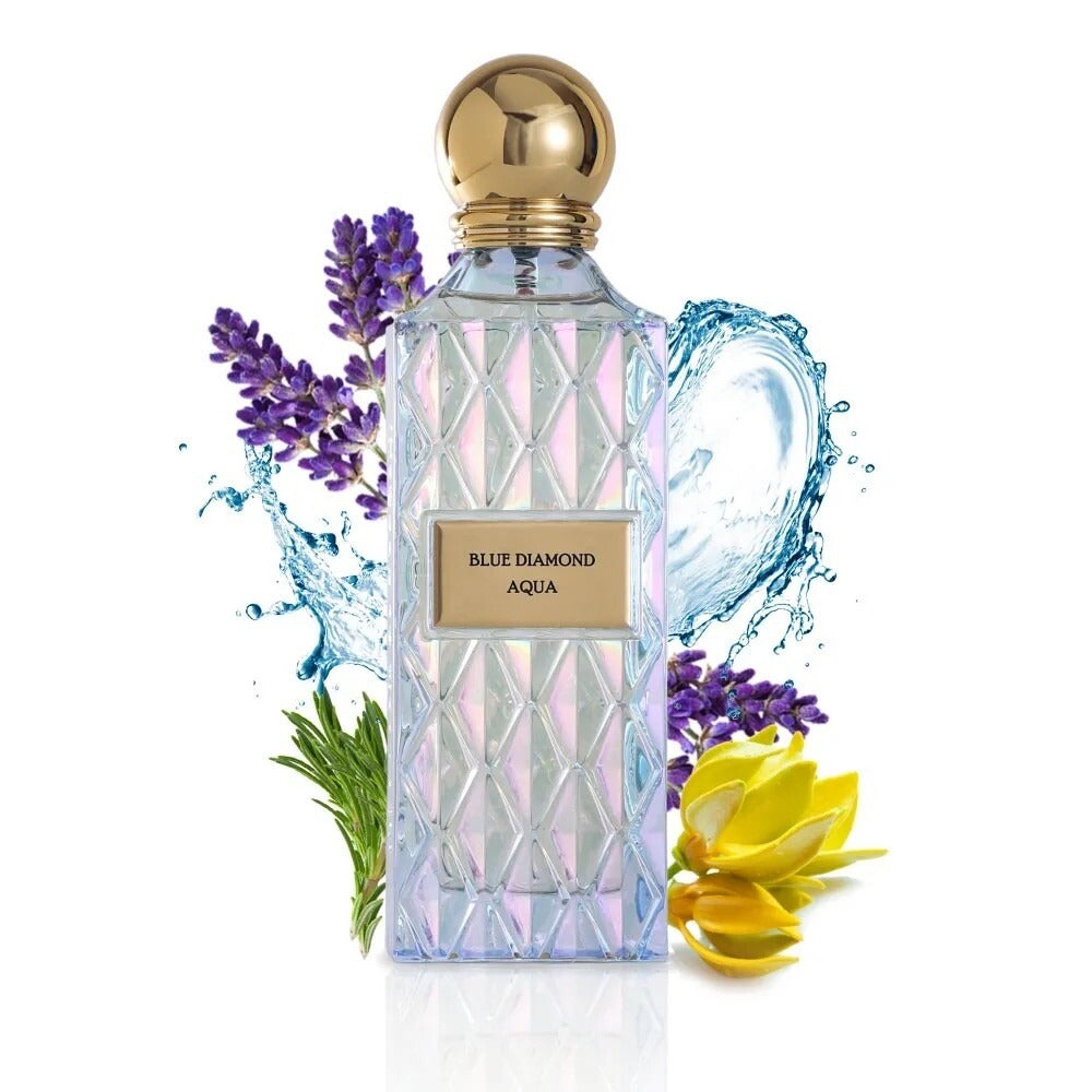 Blue Diamond Aqua Perfume 150ml EDP Ibrahim Al Qurashi