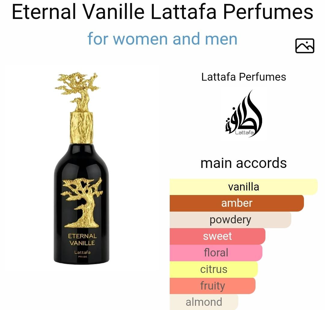Eternal Vanille Eau de Parfum 100ml Lattafa Pride