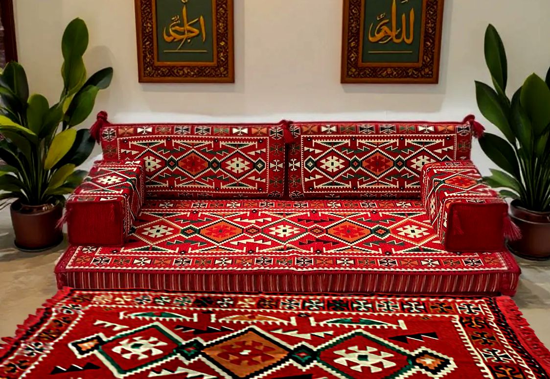ARABIAN MAJLIS SOFA SET 1 Arabian Majlis Sofa 10cm 20cm Set Wholesale