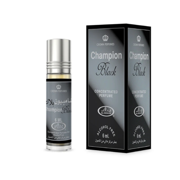 Champion Black Perfume Oil 6ml x6 Al Rehab