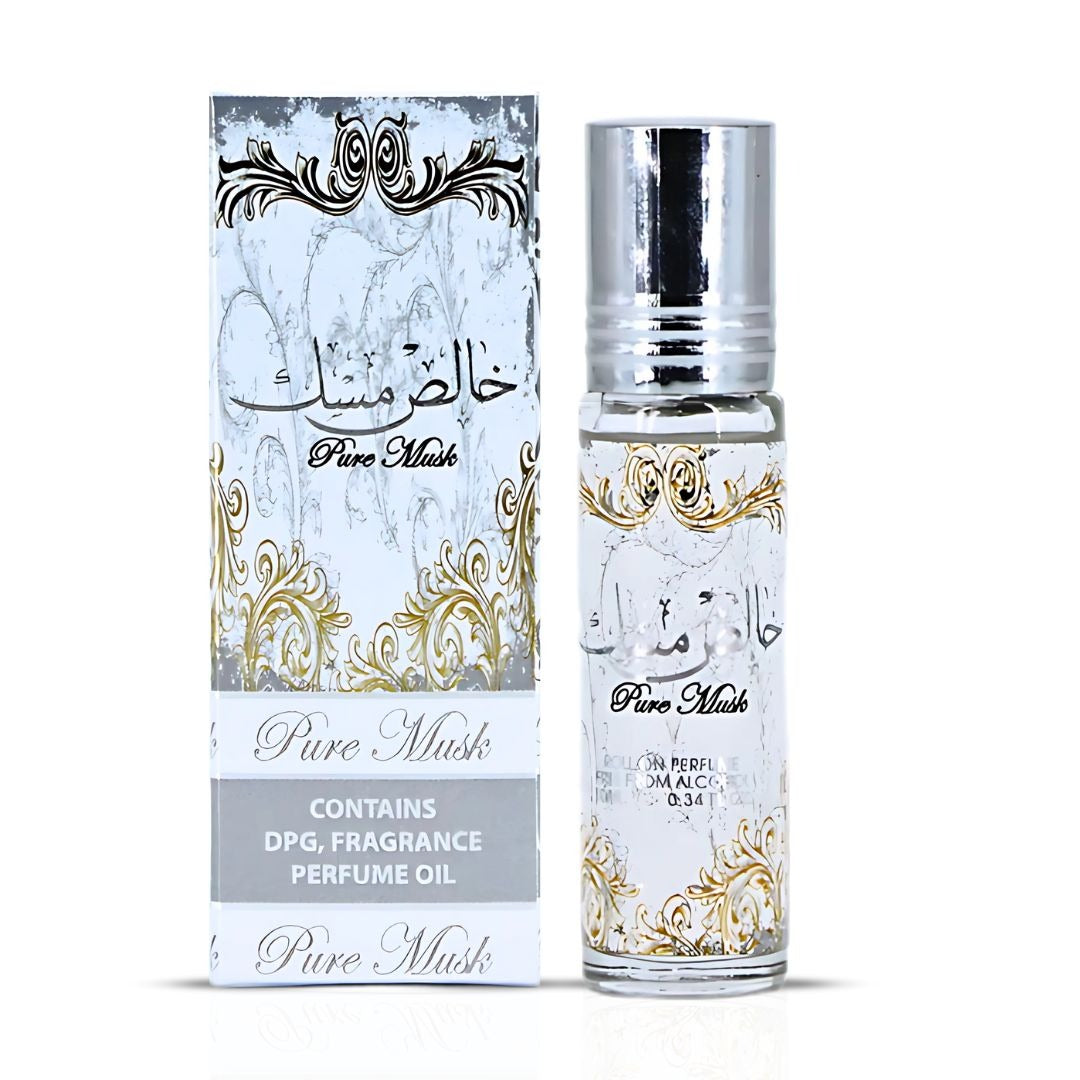 Image for Pure White Musk Perfume Oil 10ml Ard Al Zaafran x12 pure white musk 10ml wholesale