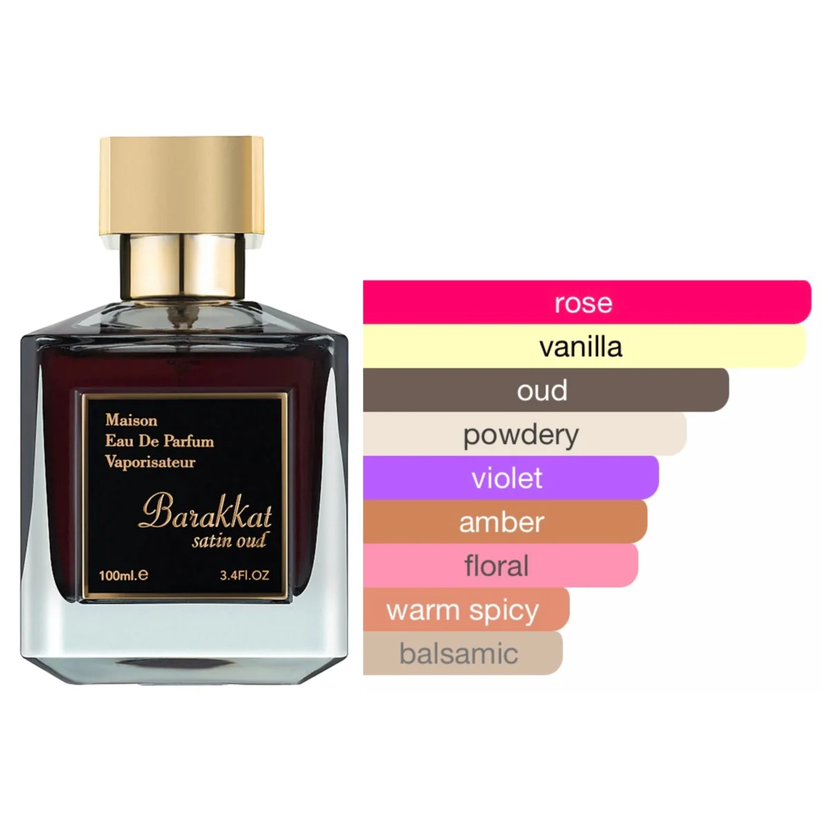 Barakkat Satin Oud Eau de Parfum 100ml Fragrance World - Image 2