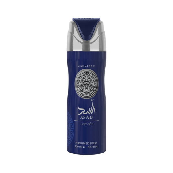 Asad Zanzibar Perfumed Deodorant Spray 200ml Lattafa