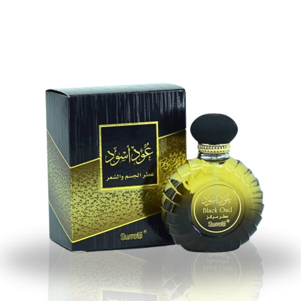 Black Oud Perfume Body & Hair Fragrance Oil 30ml Surrati