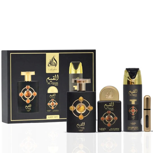 Al Qiam Gold 3Piece Perfume Gift Set Lattafa Pride