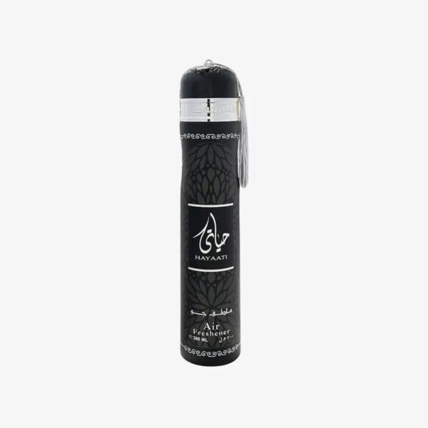 Hayaati Black Air Freshener 300ml Ard Al Zaafaran x12