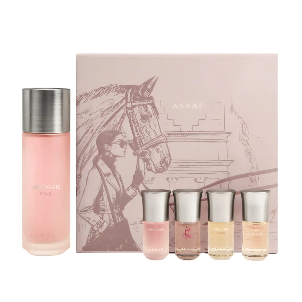 Arrogate Pink Luxury Collection 5-Piece Premium Perfume Gift Set by Assaf - Image 4