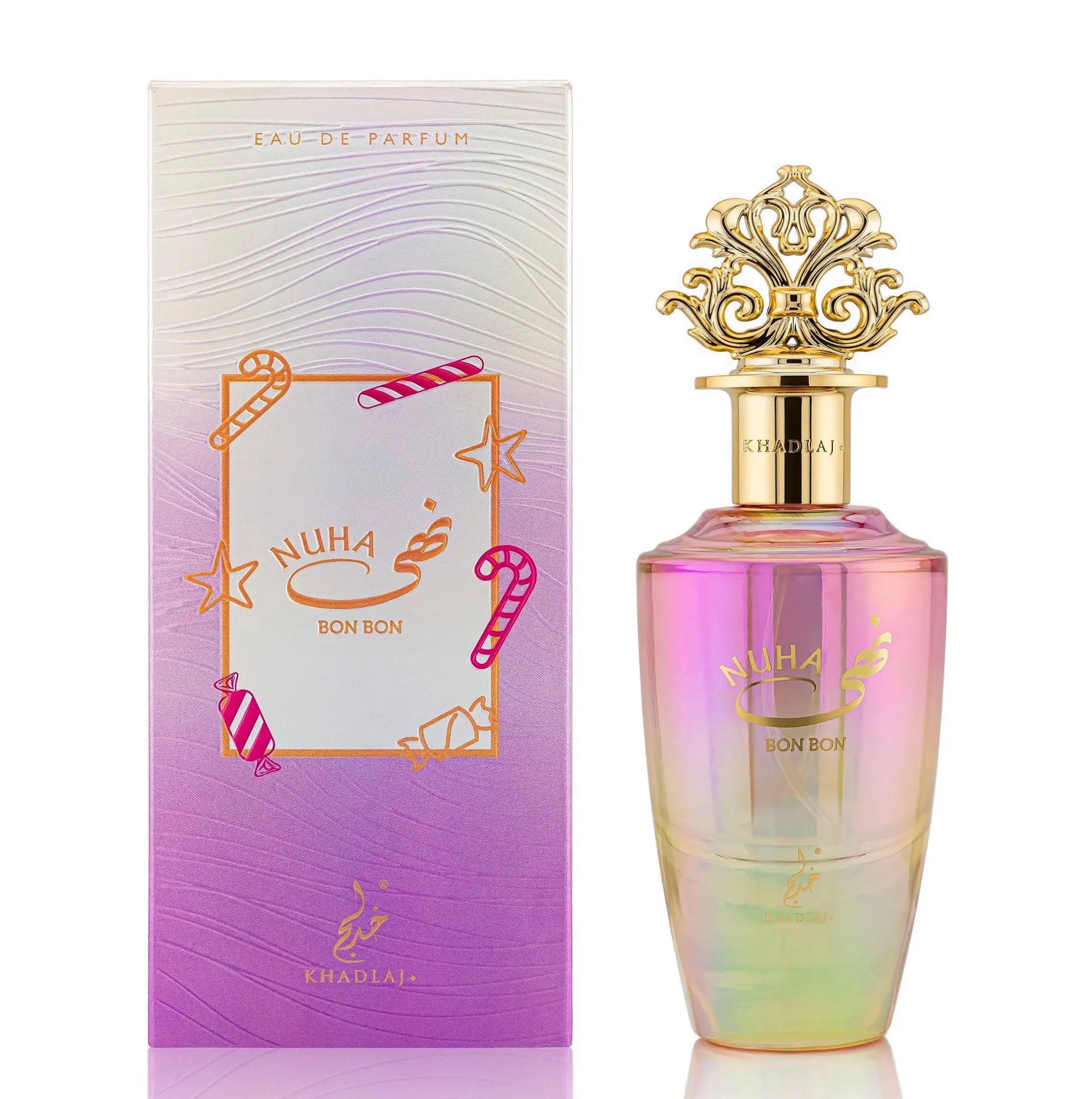 Nuha-Bon-Bon-Perfume-85ml-EDP-Khadlaj Nuha Bon Bon 85ml EDP Khadlaj - Image 1
