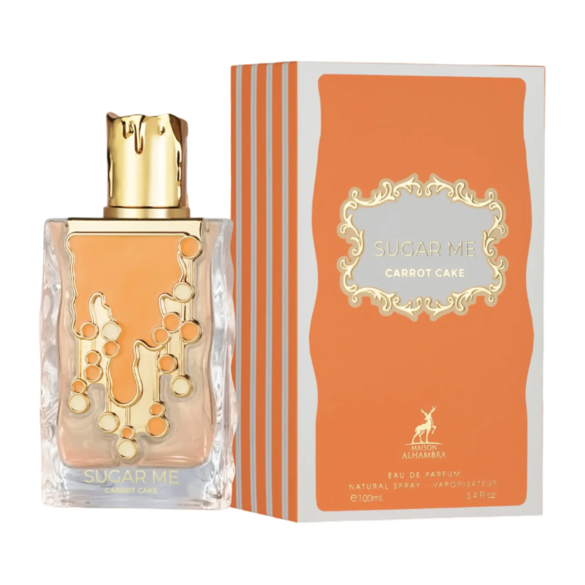 Sugar Me Carrot Cake Eau de Parfum 100ml Maison Alhambra Sugar Me Carrot Cake Eau de Parfum 100ml Maison Alhambra - Image 1